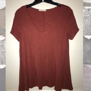 Red short sleeve